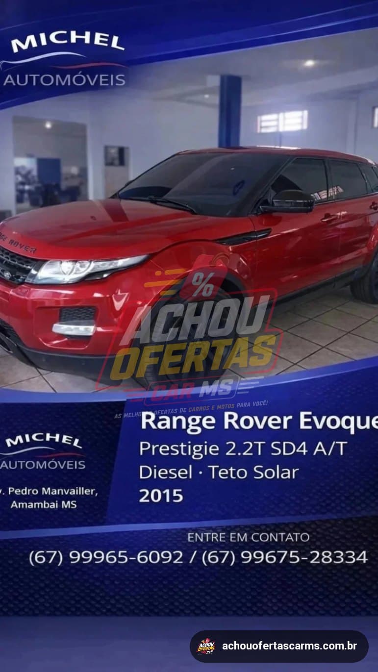 Land Rover Evoque R ROVER EVOQUE PRESTIGIE 2.O TD